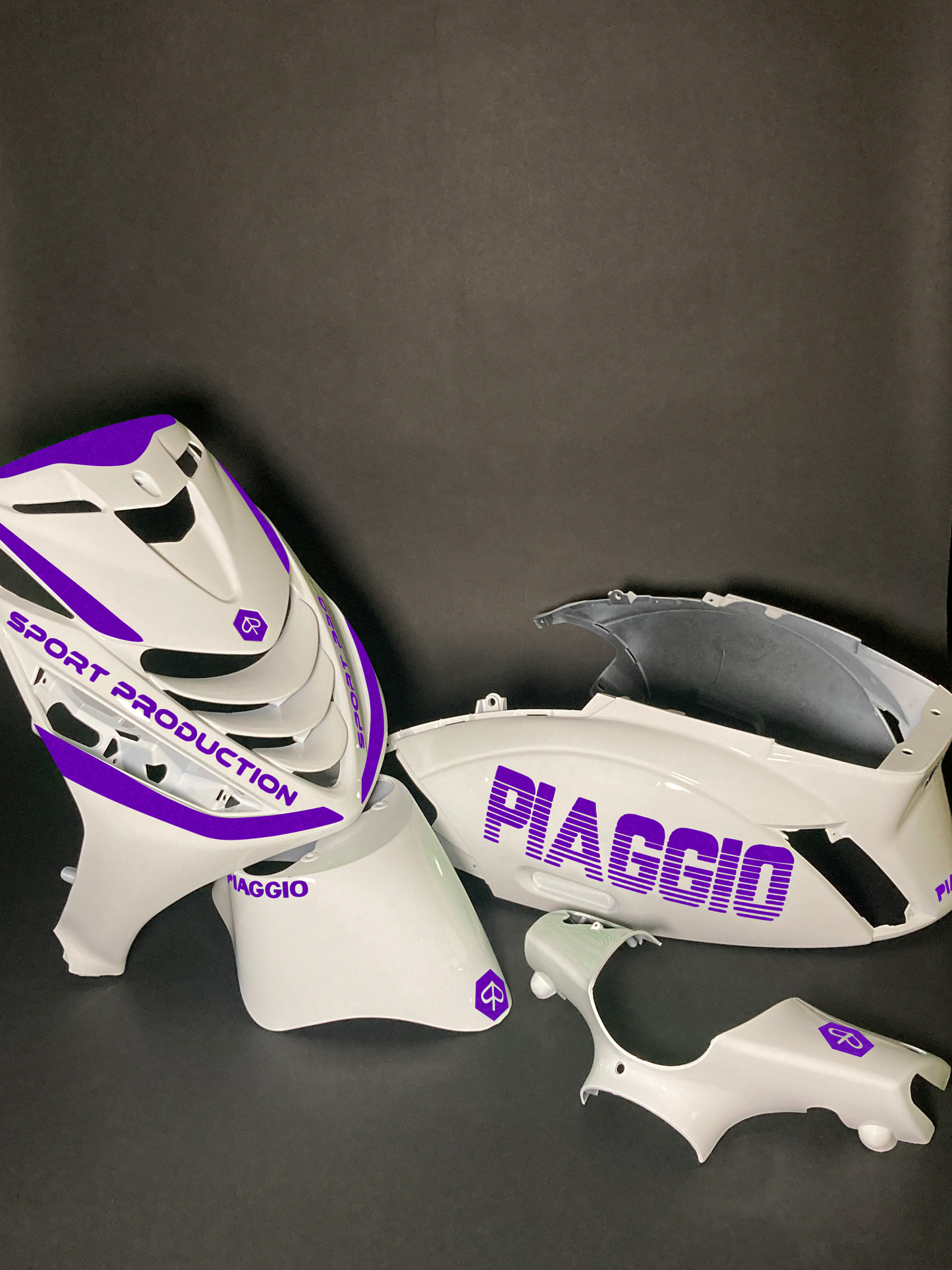 Zip Piaggio | Paars