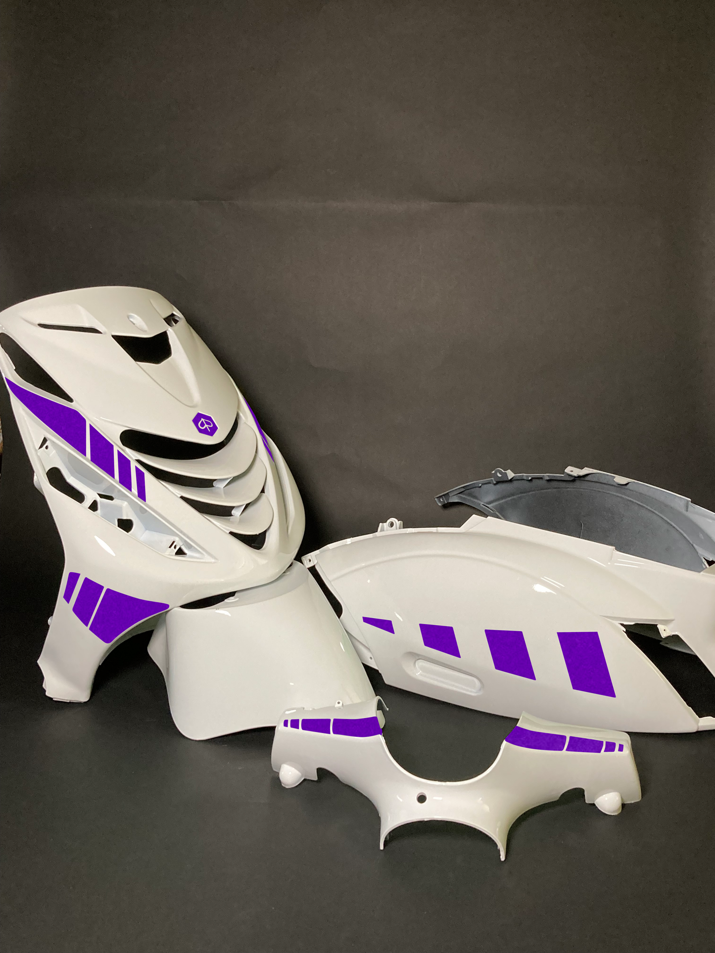 Zip Striped | Purple