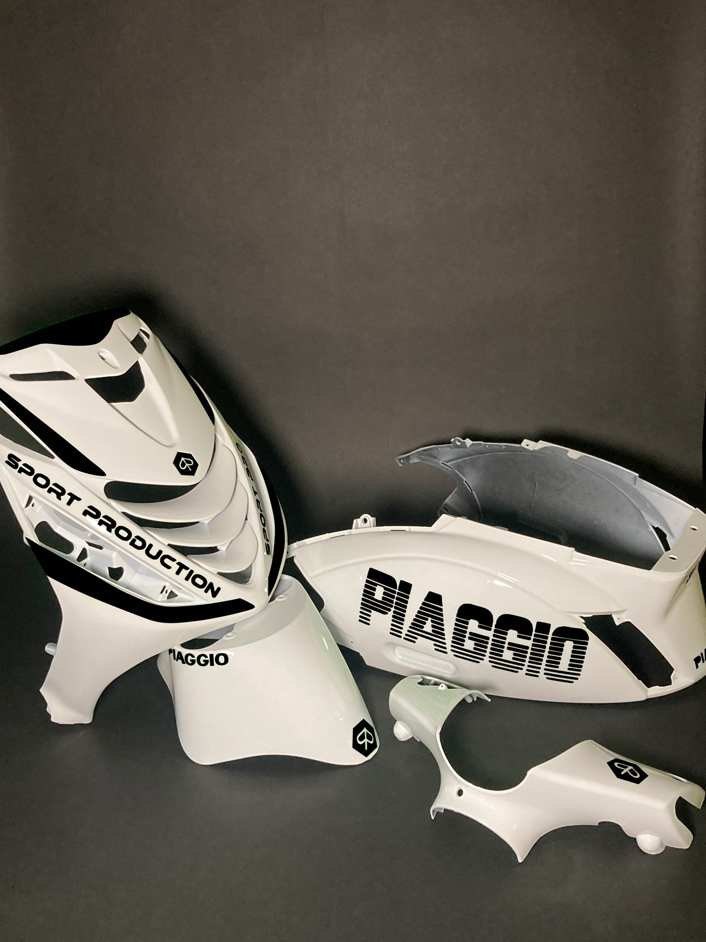 Zip Piaggio | Zwart