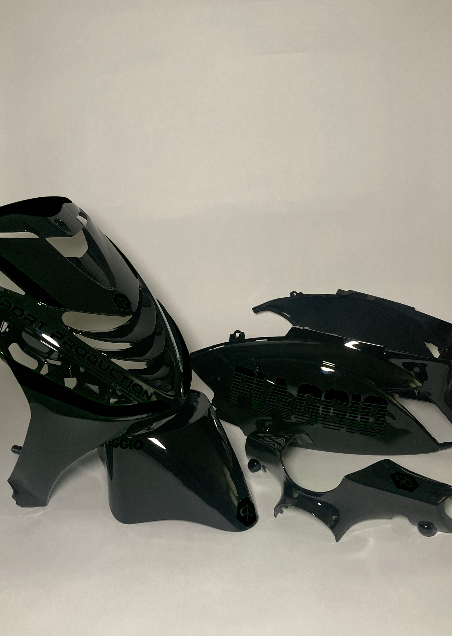 Zip Piaggio | Zwart