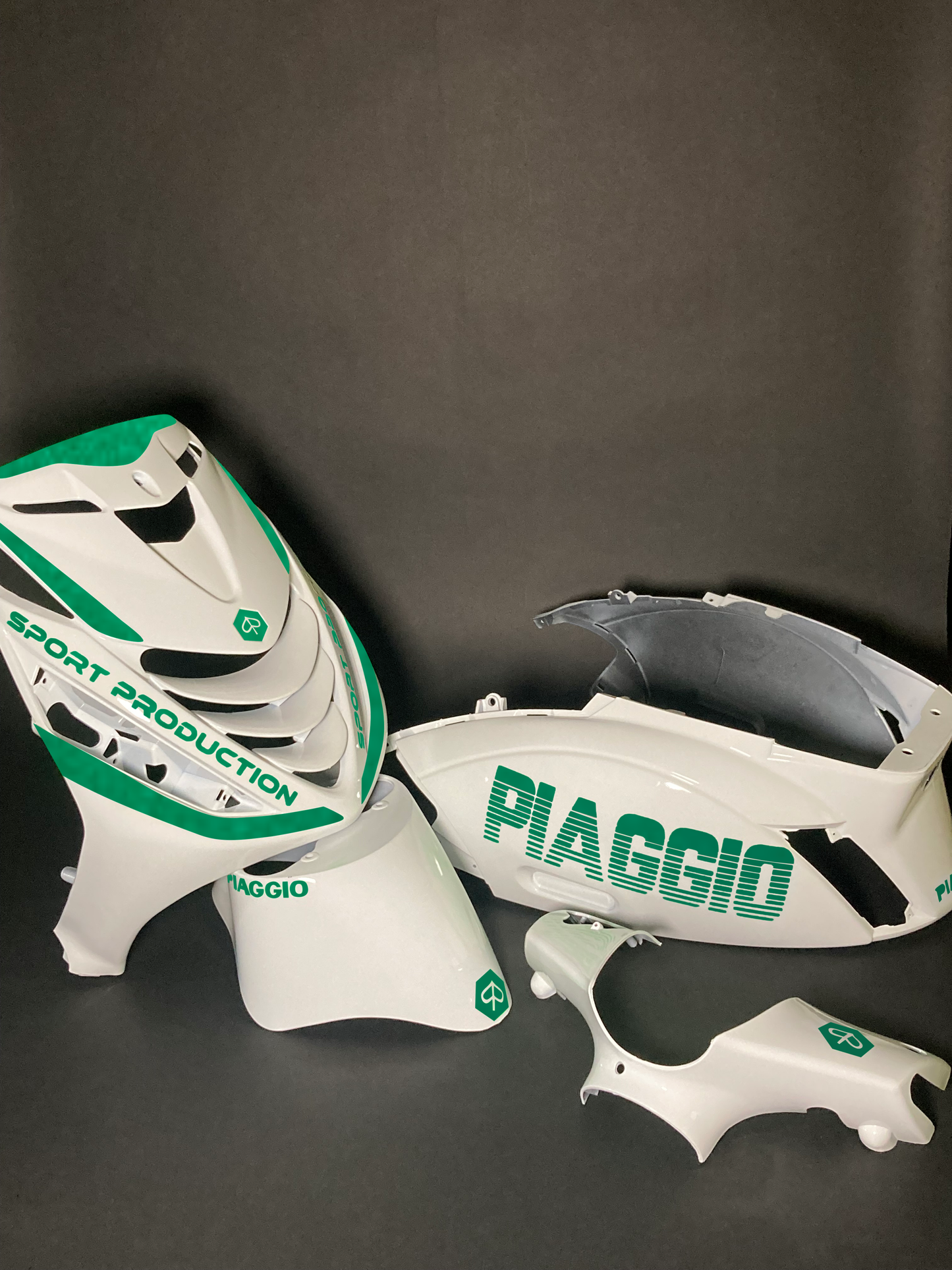 Zip Piaggio | Reflective Green