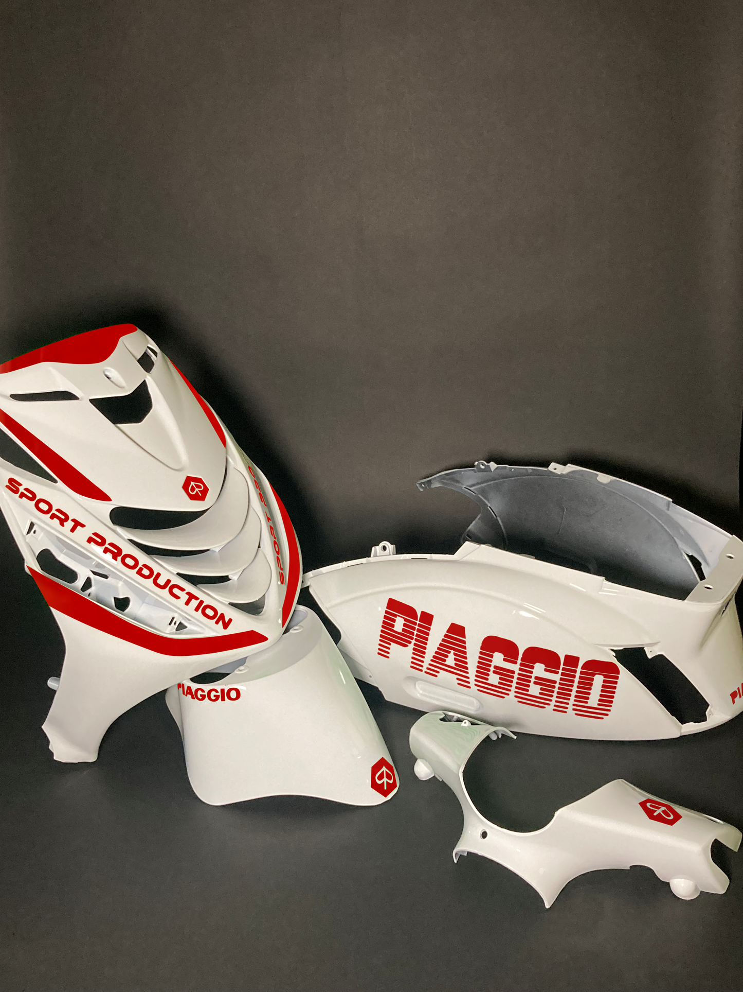 Zip Piaggio | Reflective Red