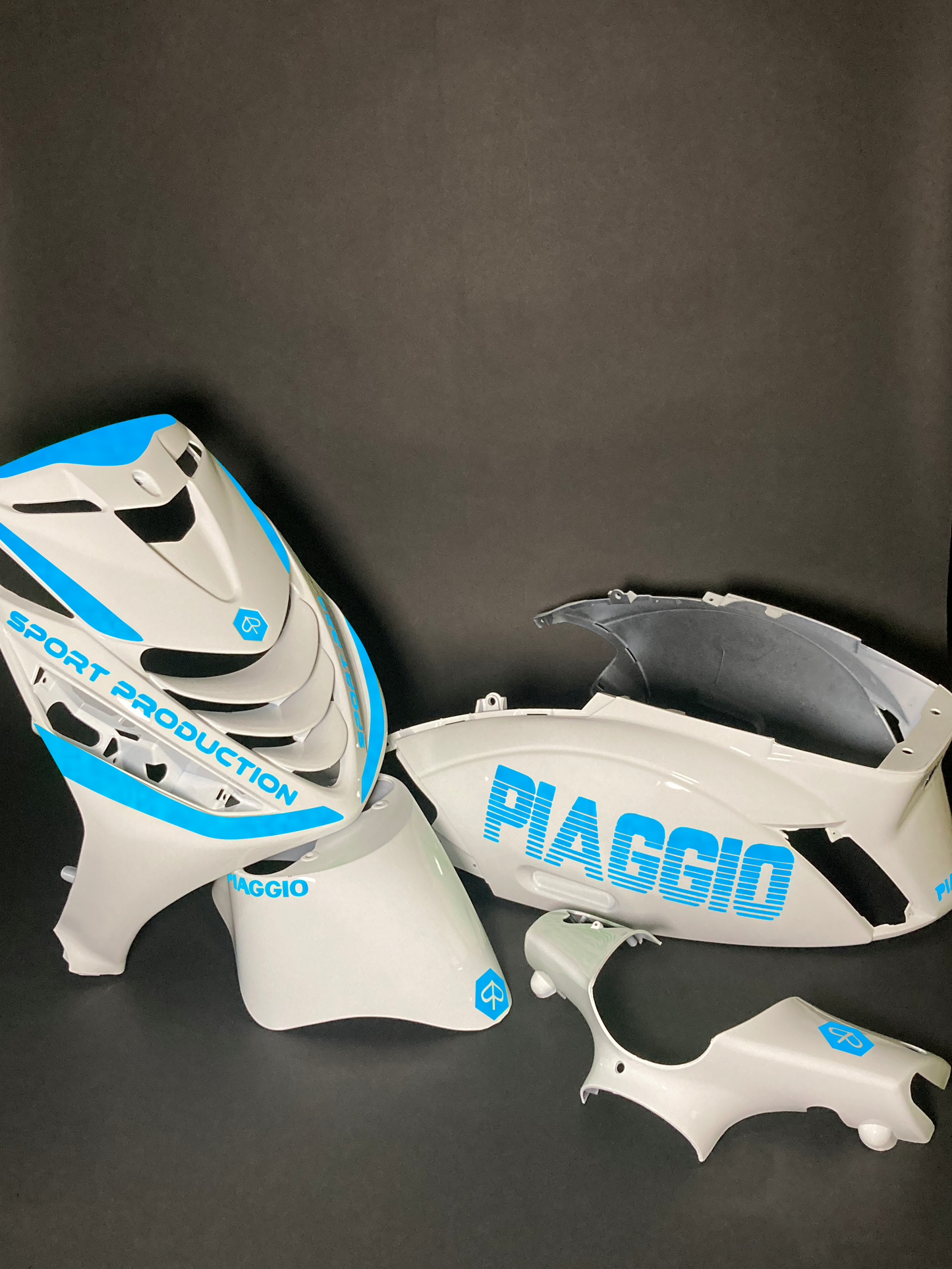 Zip Piaggio | Reflective Blue