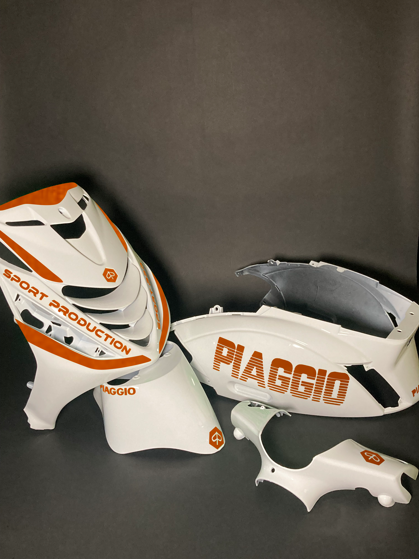 Zip Piaggio | Reflective Orange