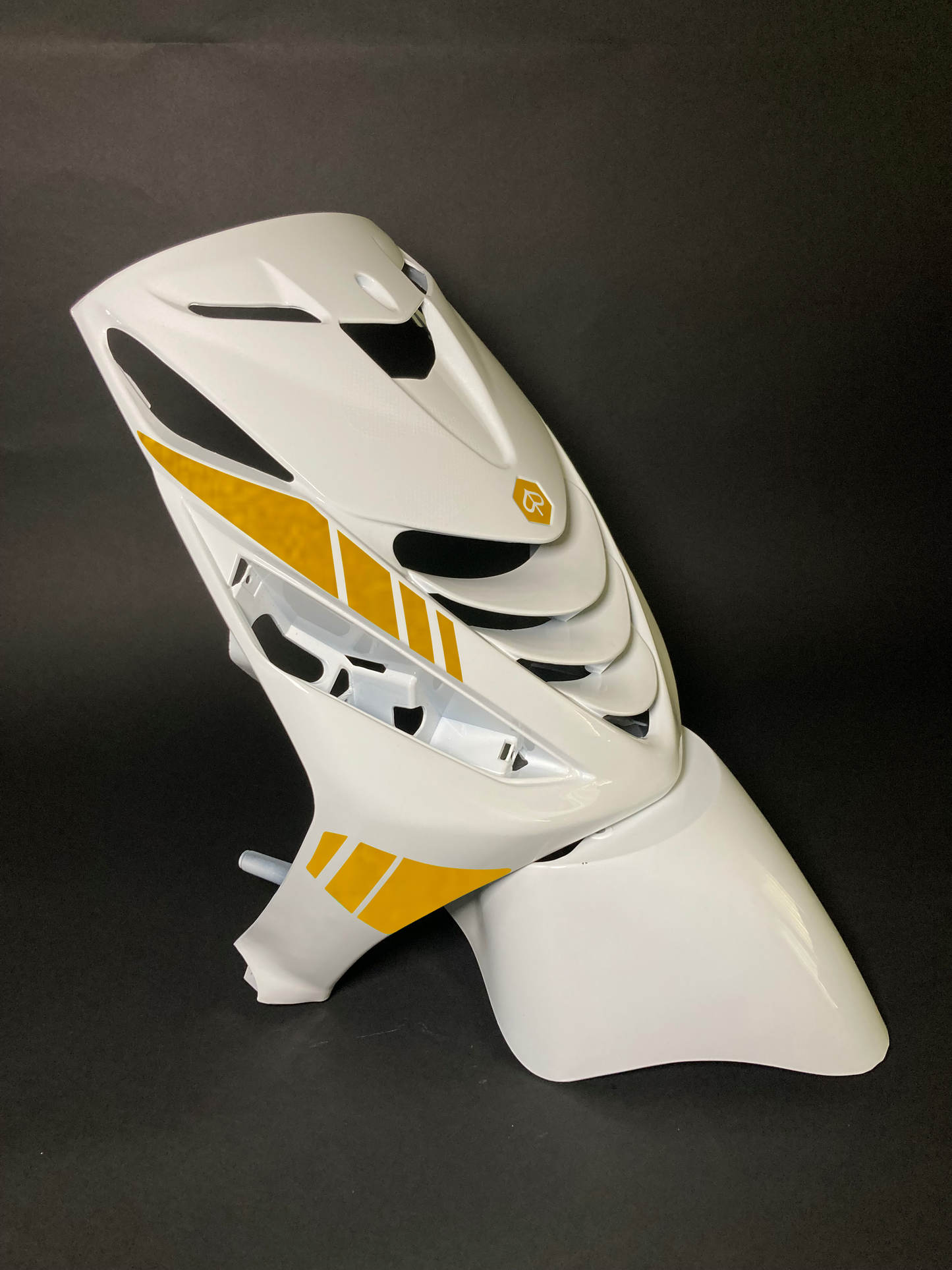 Zip Striped | Reflective Yellow