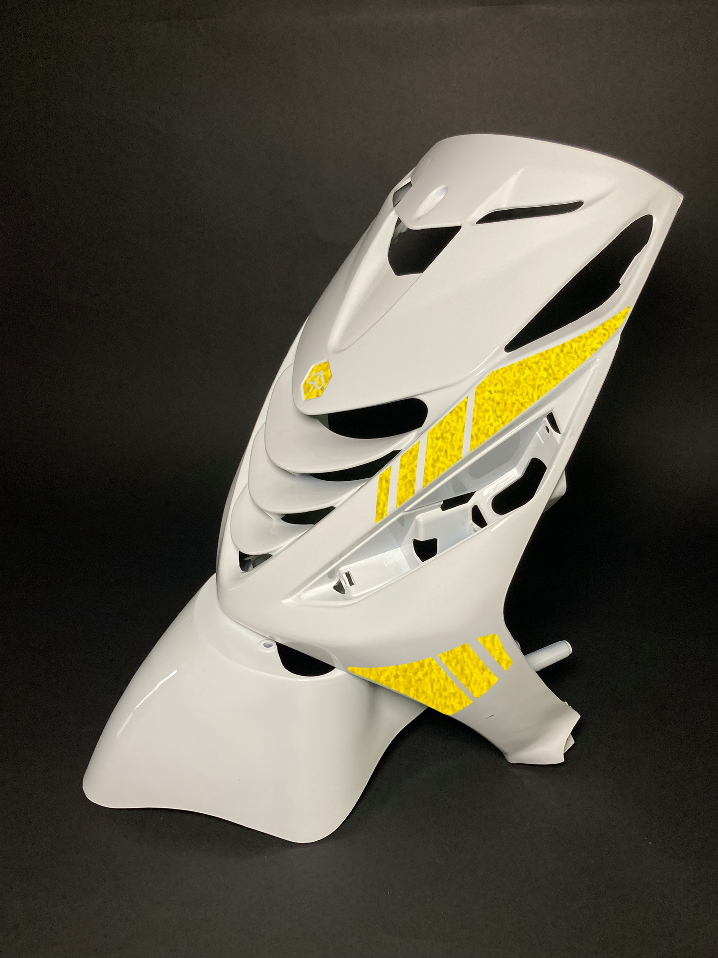 Zip Striped | Reflective Yellow