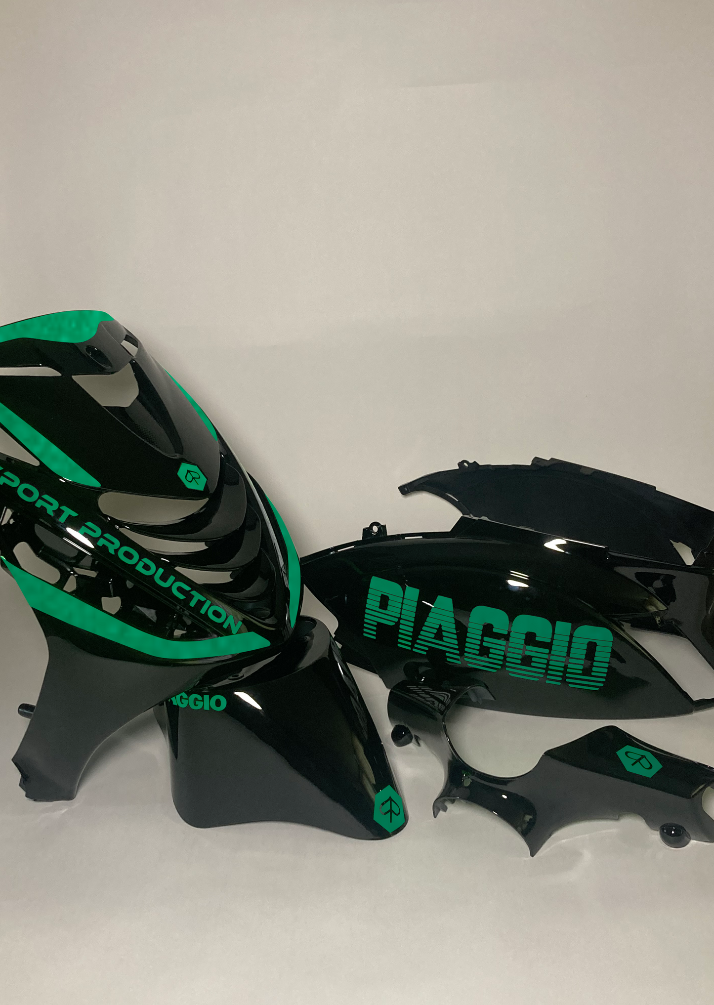 Zip Piaggio | Reflective Green