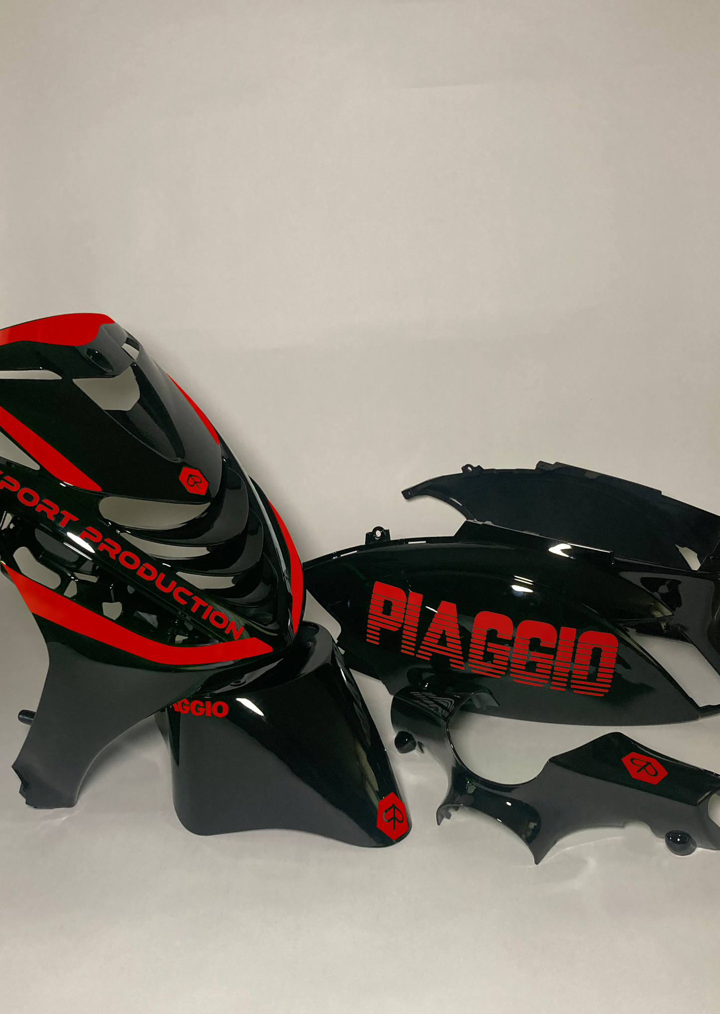 Zip Piaggio | Reflective Red