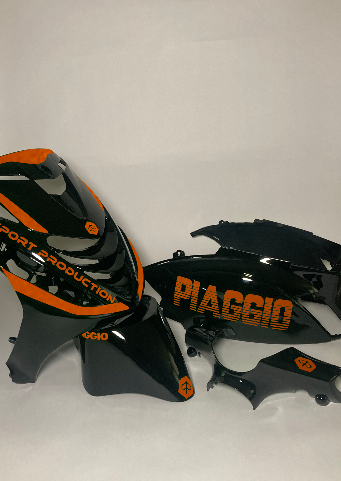 Zip Piaggio | Reflective Orange
