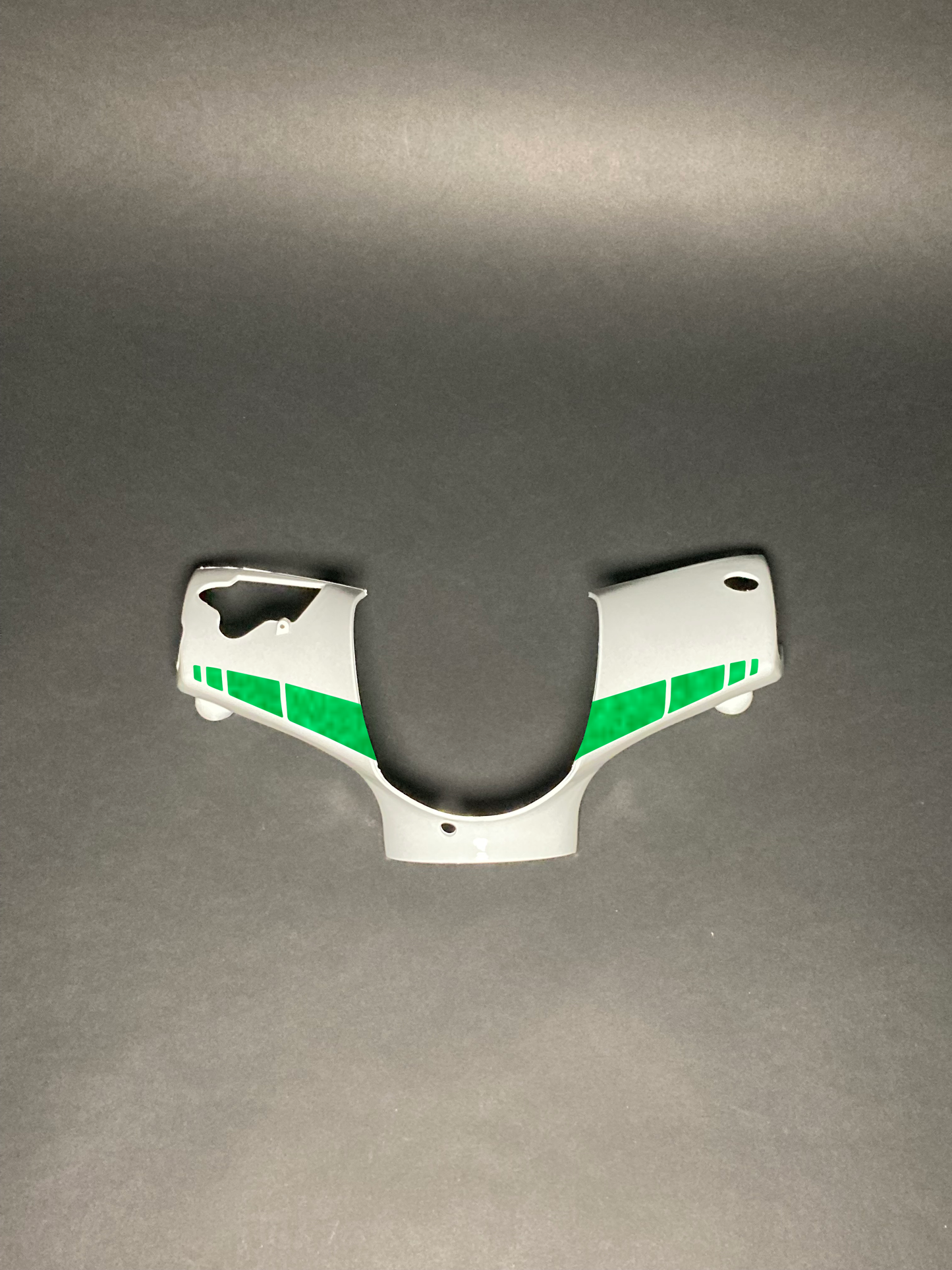 Zip Striped | Reflective Green