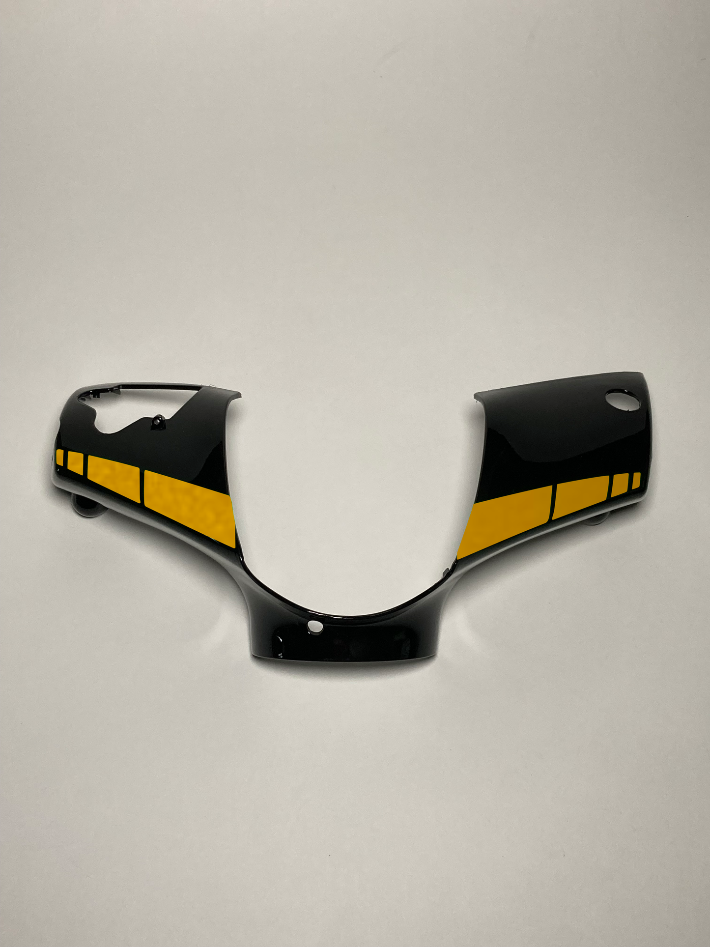 Zip Striped | Reflective Yellow