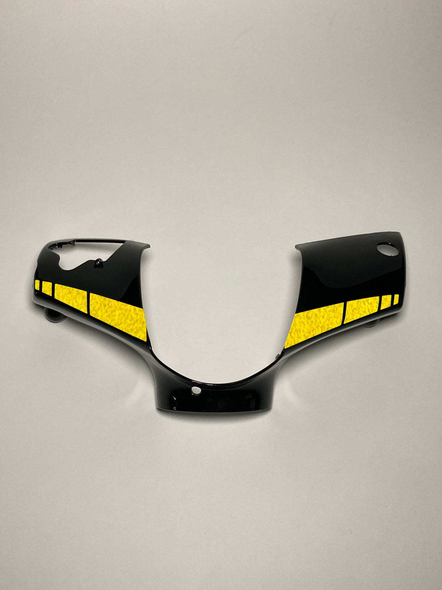 Zip Striped | Reflective Yellow