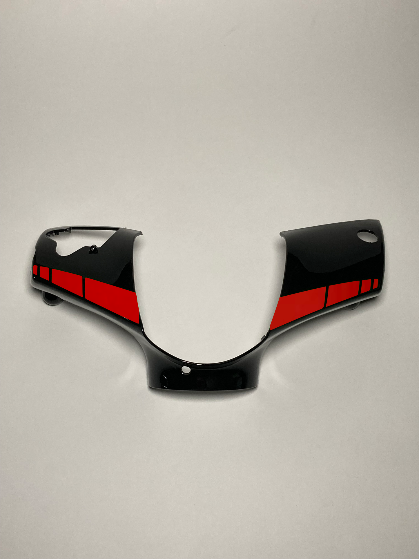 Zip Striped | Reflective Red