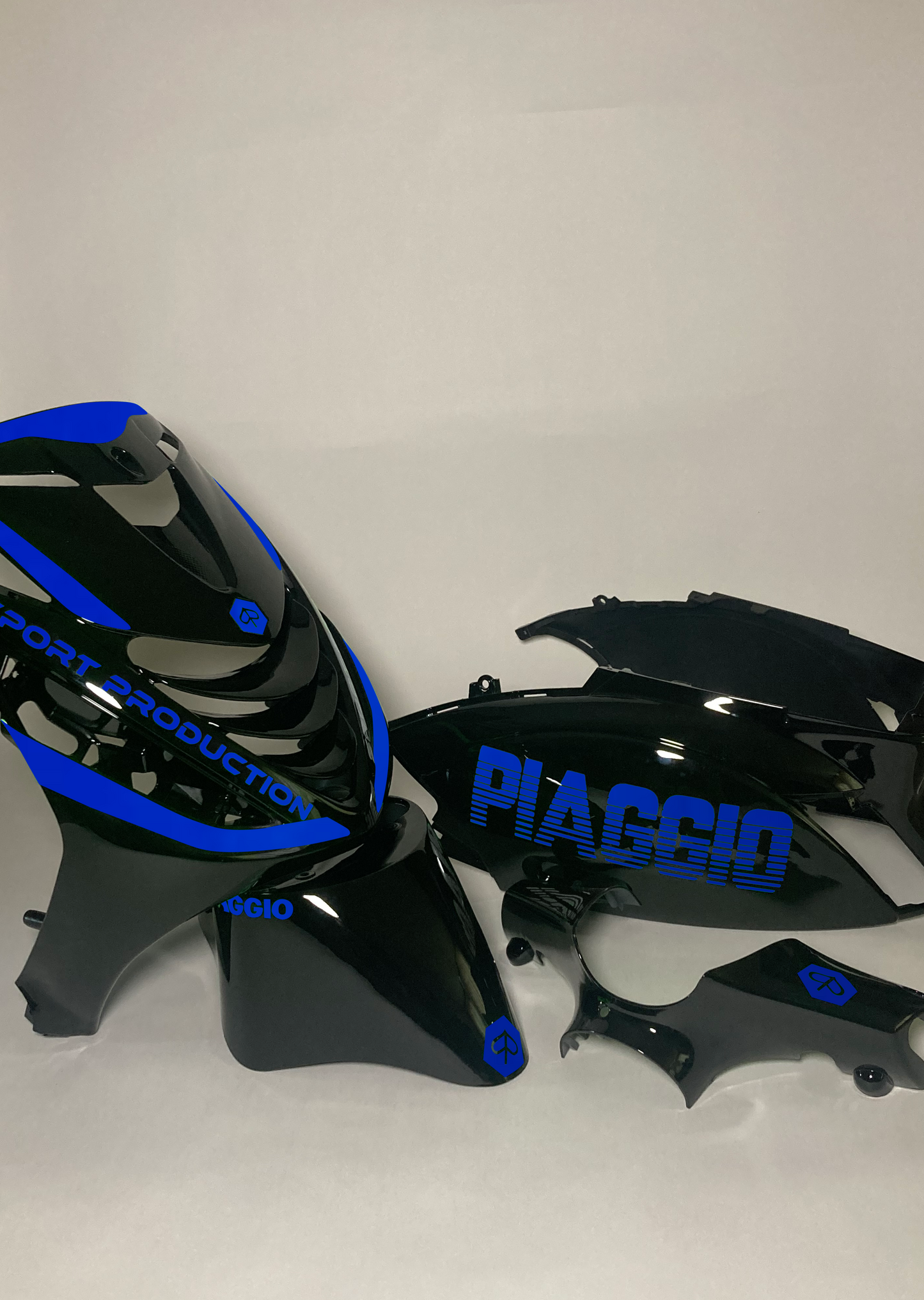 Zip Piaggio | Reflective Blue