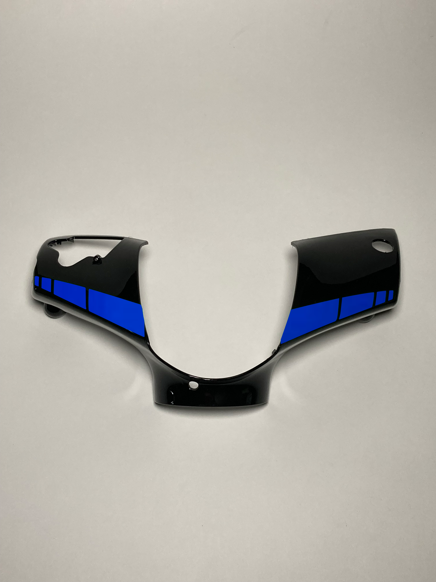 Zip Striped | Reflective Blue