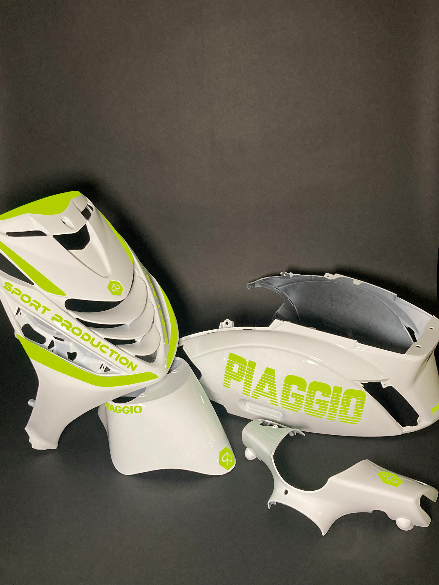 Zip Piaggio | Fluor Yellow