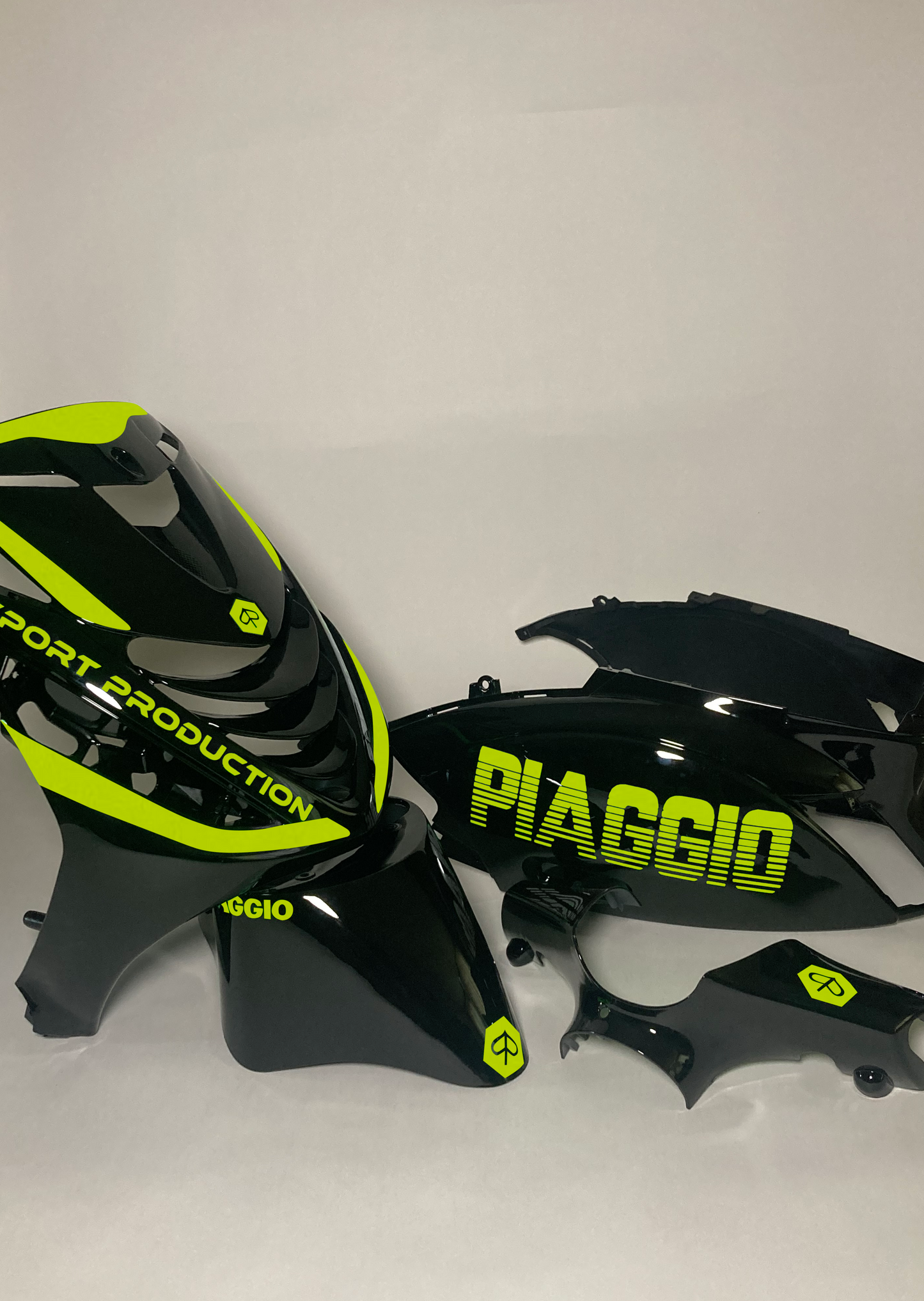 Zip Piaggio | Fluor Yellow