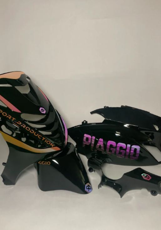 Piaggio | Geel/paars cameleon