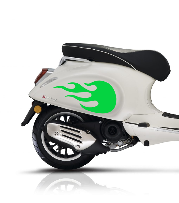 Sprint Flames | Reflectief groen