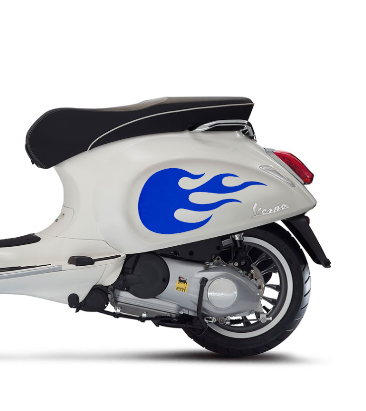 Sprint Flames | Reflectief blauw