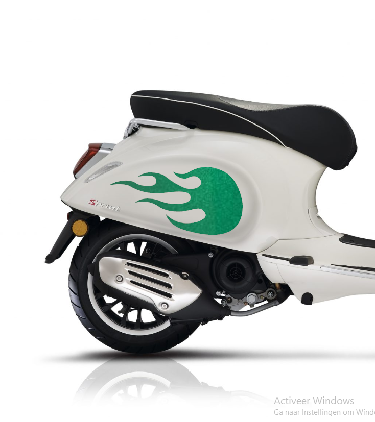 Sprint Flames | Reflectief groen