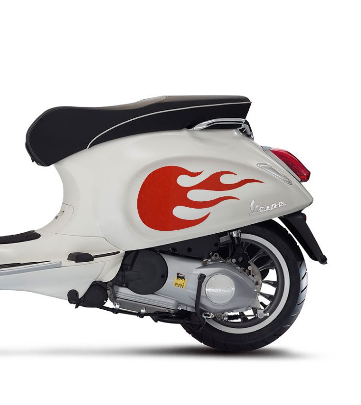 Sprint Flames | Reflectief rood