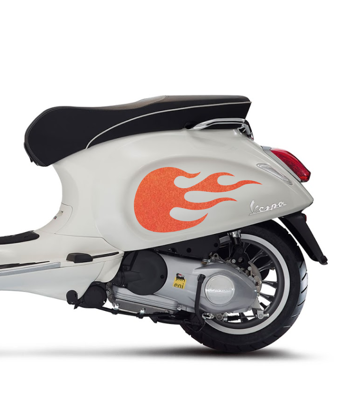 Sprint Flames | Reflectief rood