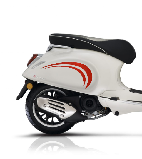 Sprint Swoosh | Reflectief rood