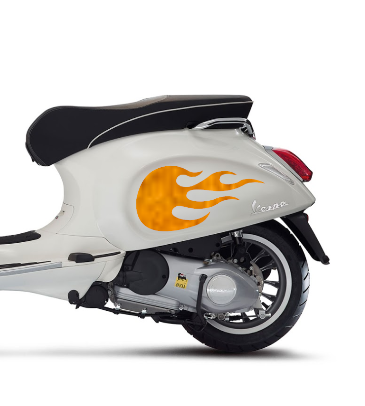 Sprint Flames | Reflectief orange