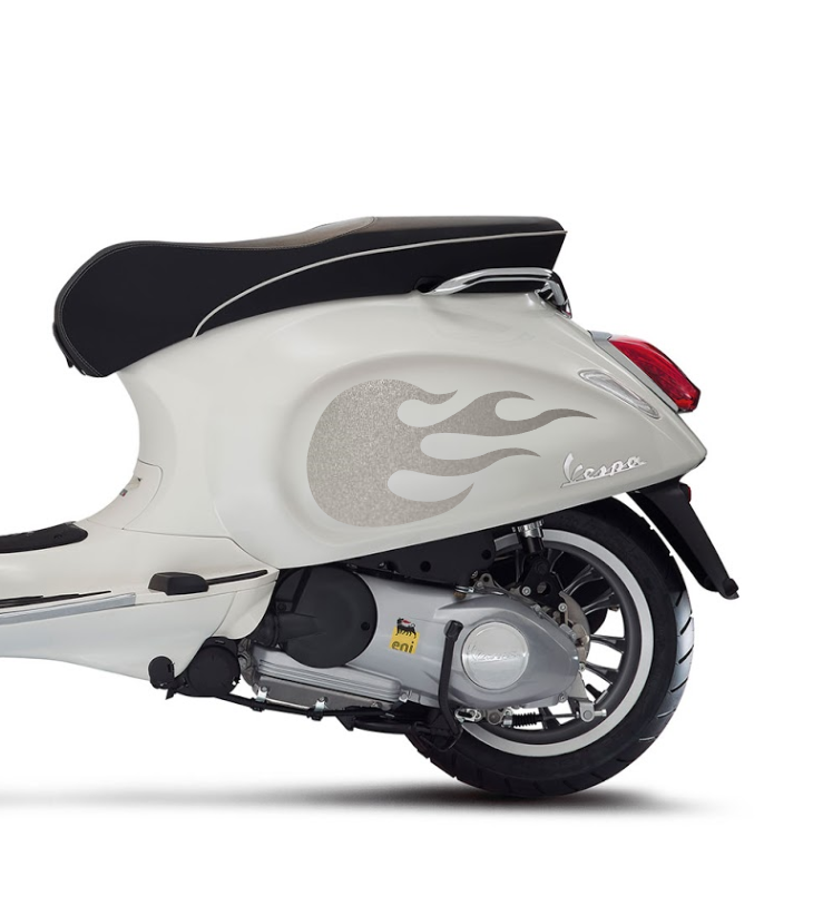 Sprint Flames | Reflectief wit