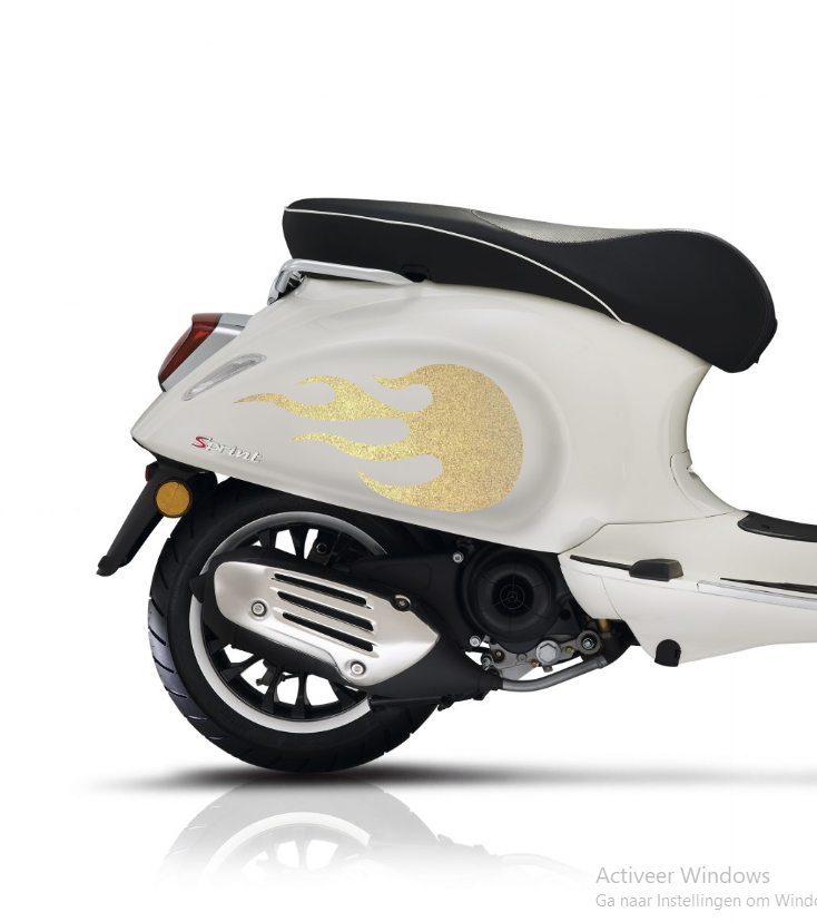 Sprint Flames | Reflectief wit