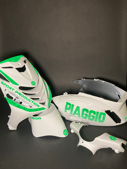 Reißverschluss Piaggio | Reflektierendes Grün
